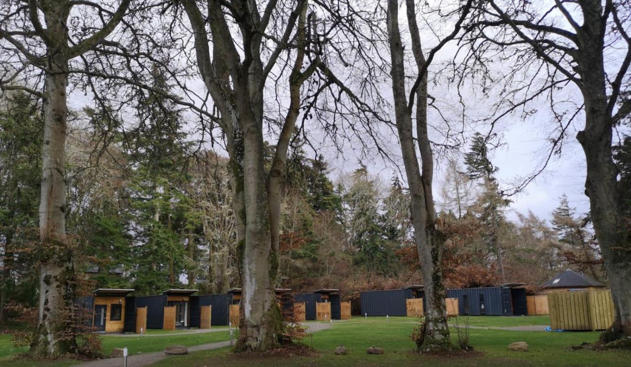 A Unique Experience In A Converted Shipping Containers, Glamness Is Adults Only Inverness Eksteriør billede