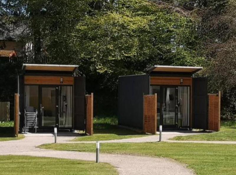 A Unique Experience In A Converted Shipping Containers, Glamness Is Adults Only Inverness Eksteriør billede